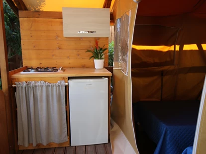 Luxuscamping - Mini-Safari-Zelte auf Delle Gorette - Camping Residence & Village Delle Gorette Mini-Safari-Zelte