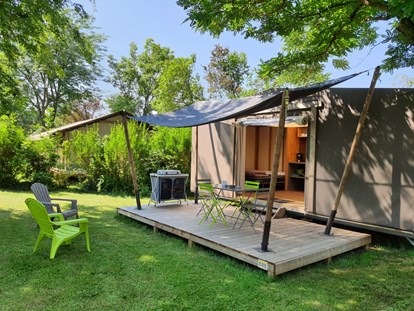 Luxury camping - Art der Unterkunft: Mobilheim - Hauterives - Camping Le Château LODGE TRIGANO KENYA VINTAGE Camping Le Château