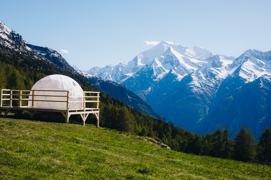 Glampingunterkunft - Adventurly Pop-up Glamping Hannigalp