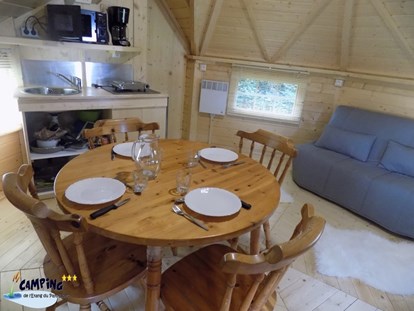 Luxury camping - Kochmöglichkeit - Pays de la Loire - Camping de l’Etang Kotas auf Camping de l'Etang