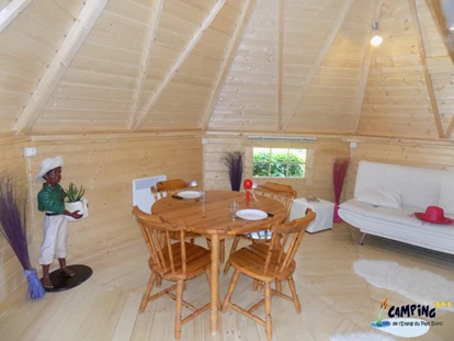 Luxury camping - getrennte Schlafbereiche - France - Camping de l’Etang Kotas auf Camping de l'Etang