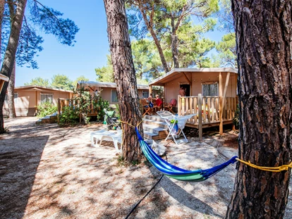 Luxury camping - WC - Zadar - Šibenik - Safari Lodge - Zaton Holiday Resort Glamping Zelte auf Zaton Holiday Resort