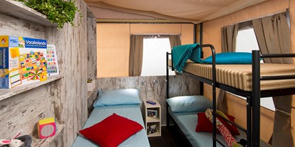 Luxuscamping - Zadar - Šibenik - Schlafzimmer - Zaton Holiday Resort Glamping Zelte auf Zaton Holiday Resort