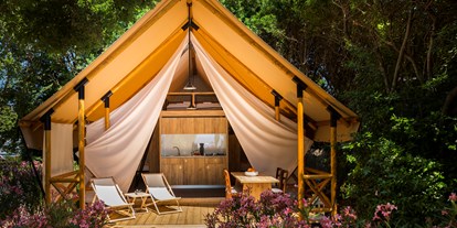 Luxuscamping - Krk - Fläche: 38 m² - Krk Premium Camping Resort - Valamar Krk Premium Camping Resort - Safari-Zelte
