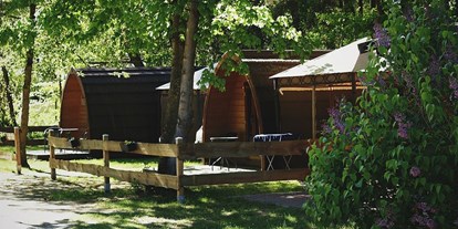 Luxury camping - Kühlschrank - Plauer See - Naturcamping Malchow Naturlodge auf Naturcamping Malchow