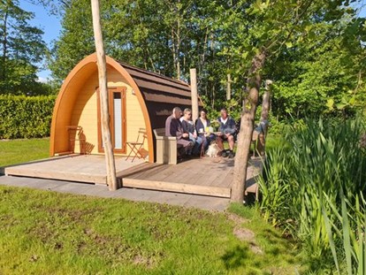 Luxury camping - getrennte Schlafbereiche - Mega Pod xl - Glamping Heidekamp Glamping Heidekamp