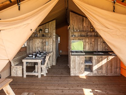 Luxury camping - Kochmöglichkeit - Zeltlodge - Glamping Heidekamp Glamping Heidekamp