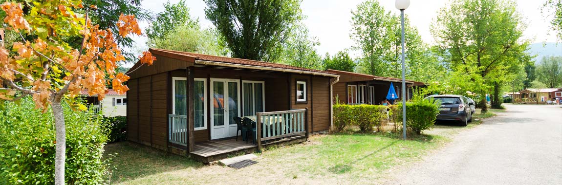 Luxury camping - Chalet Chalutier am Camping Ile De La Comtesse