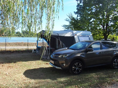 Luxury camping - getrennte Schlafbereiche - France - Camping Ile De La Comtesse   Mobil Home Fluvial am Camping Ile De La Comtesse