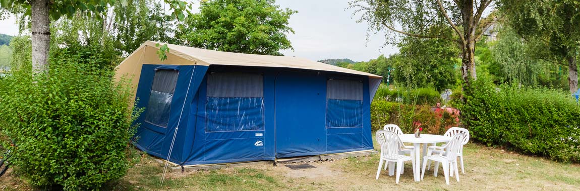 Luxury camping - Mietzelt Zodiac am Camping Ile De La Comtesse