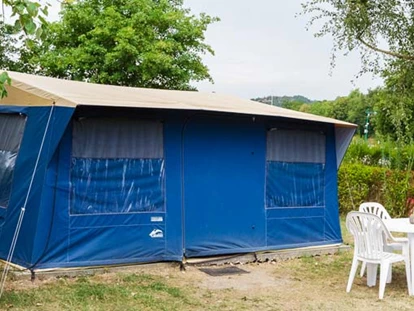 Luxuscamping - getrennte Schlafbereiche - Frankreich - Camping Ile De La Comtesse   Mietzelt Zodiac am Camping Ile De La Comtesse