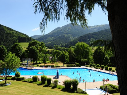 Luxuscamping - Schwarzwald - Schwimbad - Camping Schwarzwaldhorn Schwarzwald-Lodge auf Camping Schwarzwaldhorn