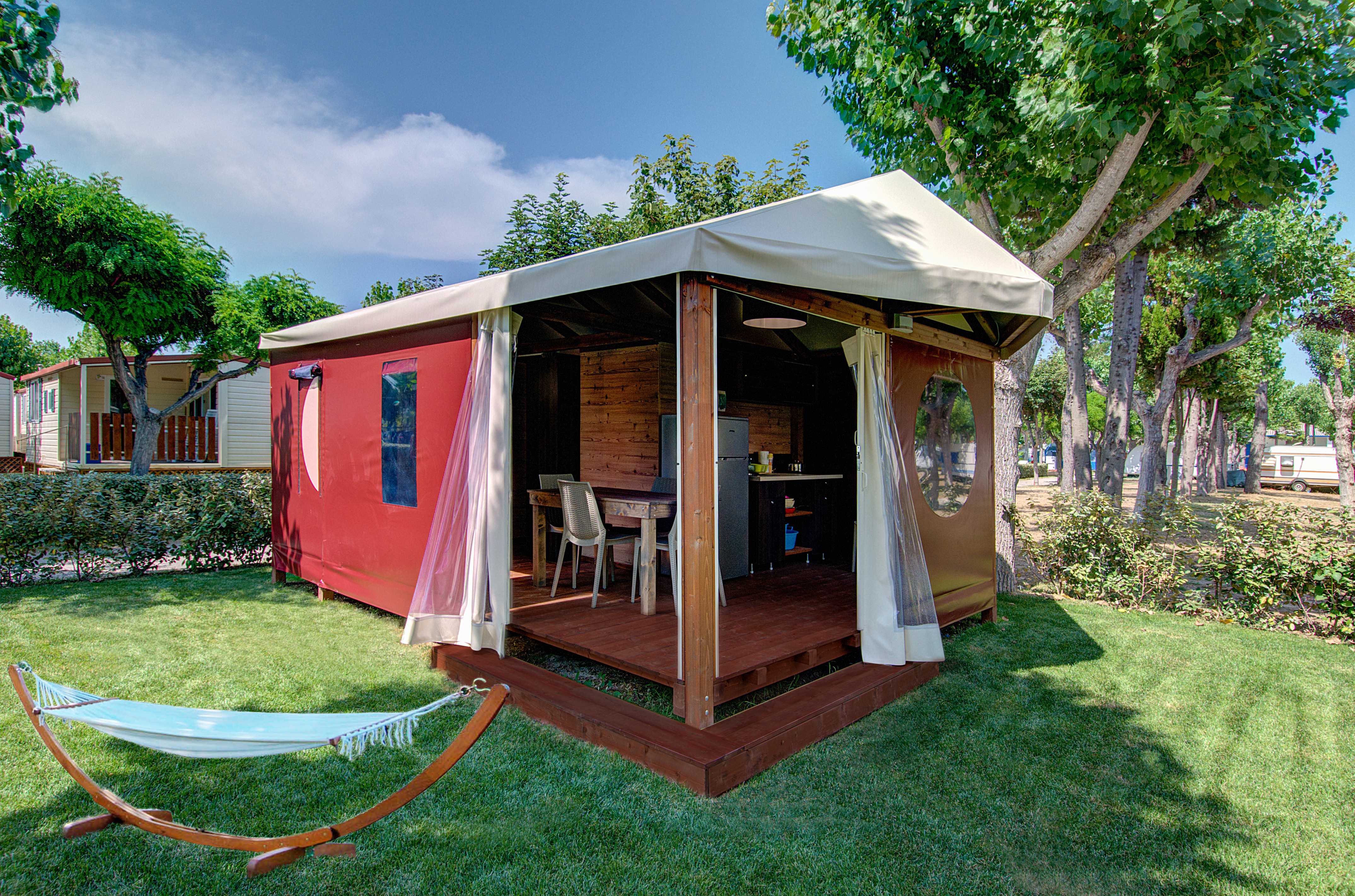 Camping de lujo - Mini Lodge Lagrein auf  Eurcamping 