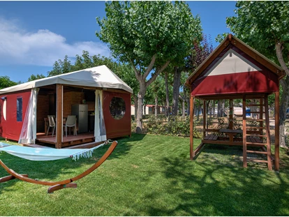 Luxury camping - Kochmöglichkeit - Italy - Eurcamping Mini Lodge Lagrein Plus auf  Eurcamping 