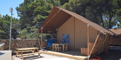 Luxuscamping - Hunde erlaubt - Glamping Premium Tent - Camping Baldarin Glamping-Zelte auf Camping Baldarin