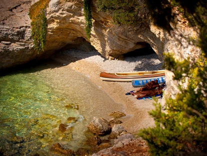 Luxury camping - Gartenmöbel - Zadar - Šibenik - Strand - Camping Baldarin Glamping-Zelte auf Camping Baldarin