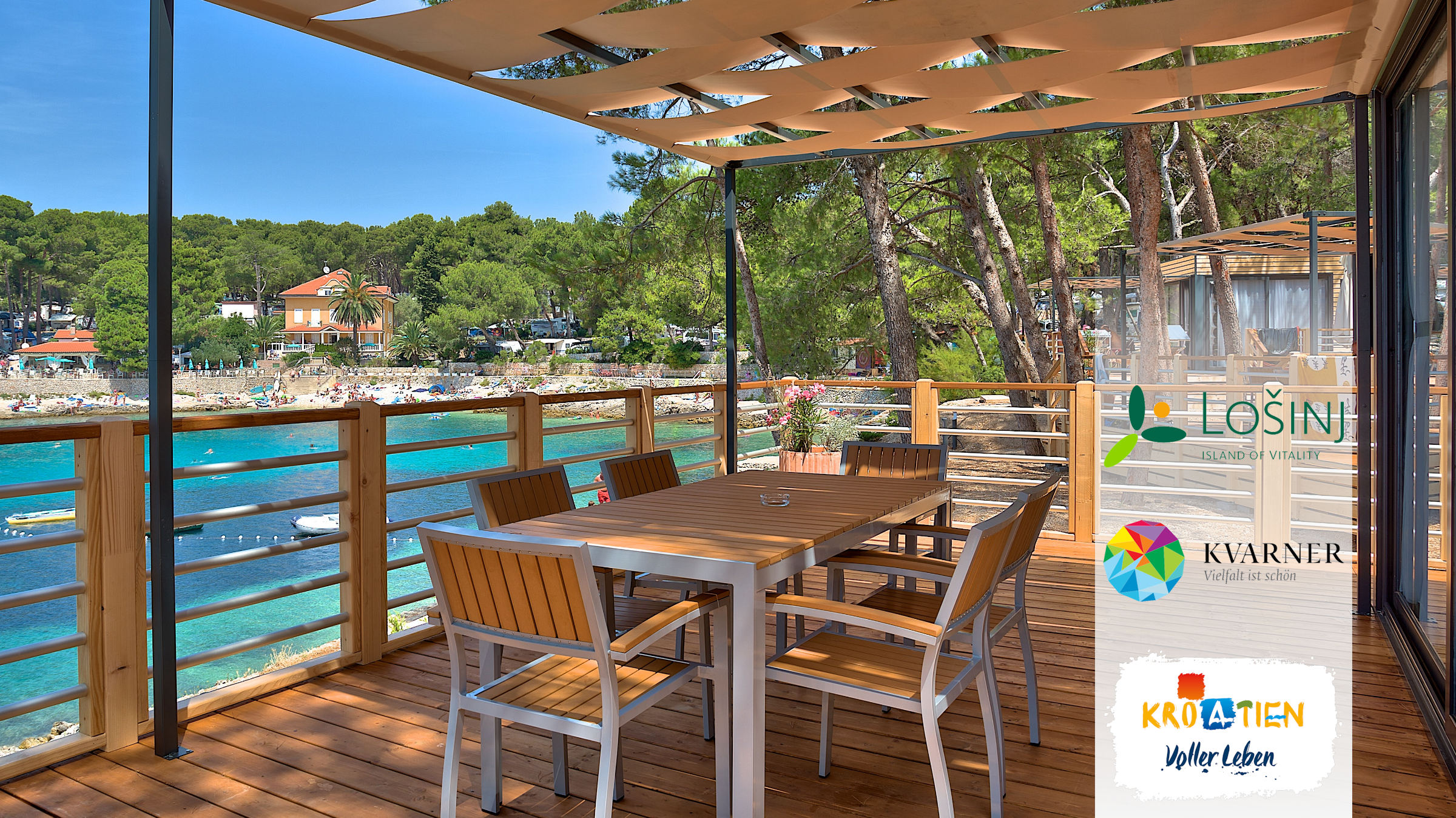 Luxuscamping: Luxuriöse Mobilheime- Typ: Freed-Home - Camping Čikat: Luxuriöse Mobilheime Typ Freed-Home