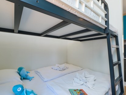 Luxury camping - getrennte Schlafbereiche - Kinder zimmer - Camping Cikat Luxuriöse Mobilheime Typ Freed-Home auf Camping Cikat