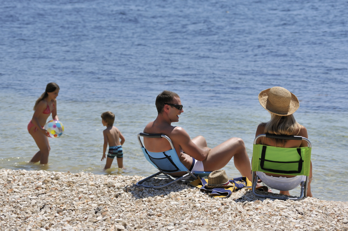 Campeggio di lusso - Glamping auf Camping Bijela Uvala - SunLodge Redwood von Suncamp auf Camping Bijela Uvala