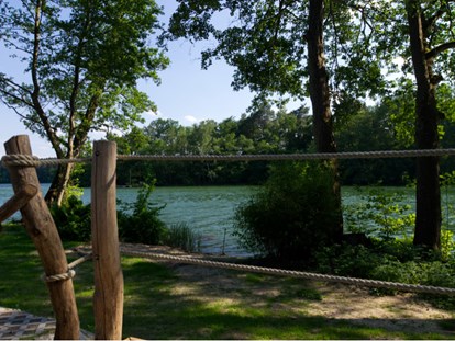 Luxury camping - Preisniveau: gehoben - Terrasse - Naturcampingpark Rehberge Glamping-Pod Waldemar am Wurlsee - Naturcampingpark Rehberge