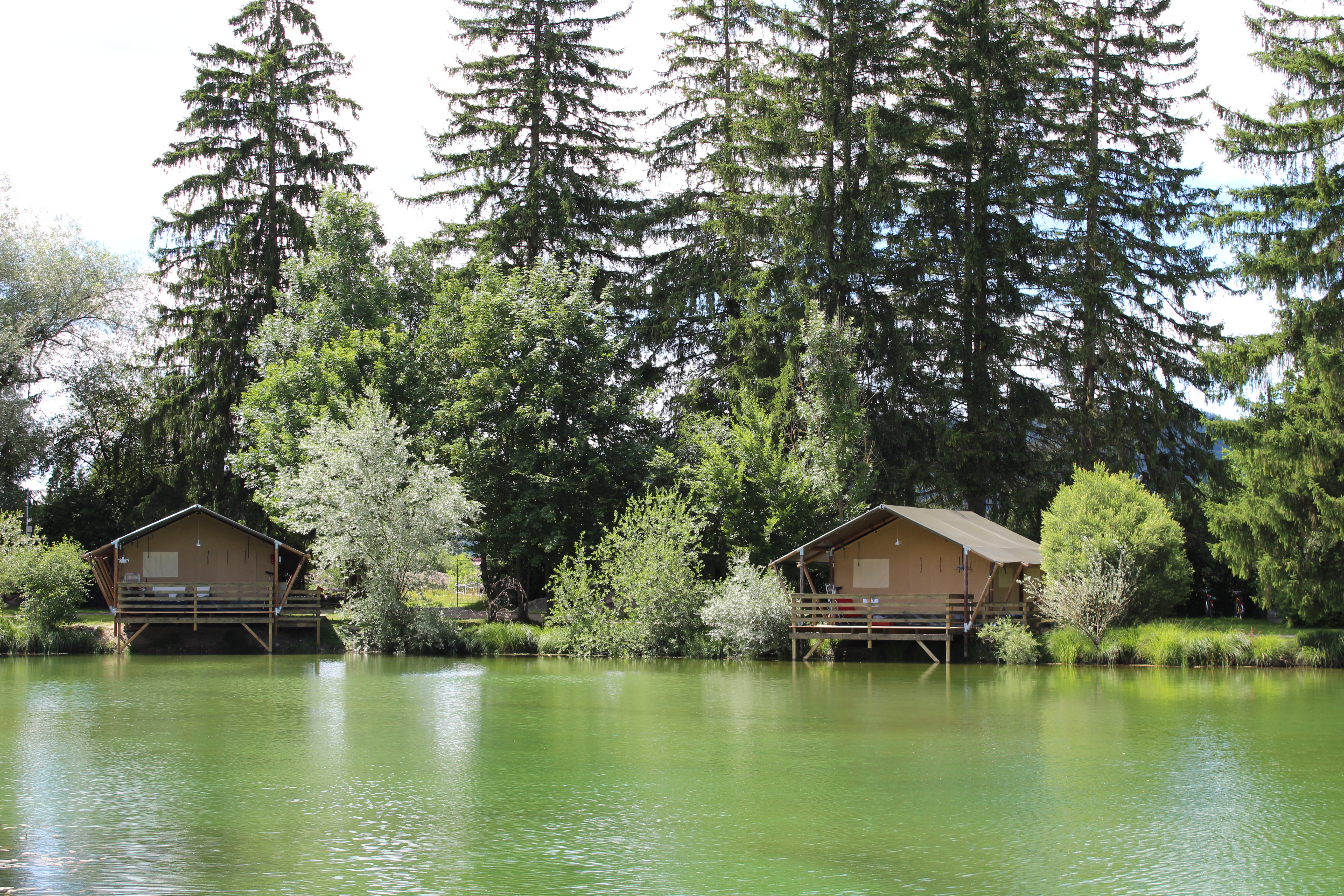 Luxuscamping: Neu unsere zwei Zeltlodges - Zelt Lodges Campingplatz Ammertal: Zelt Lodges Campingplatz Ammertal