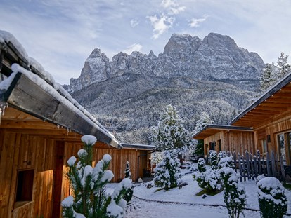 Luxuscamping - Geschirrspüler - Camping Seiser Alm Dolomiten Lodges