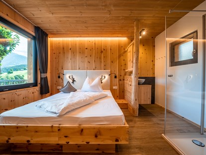 Luxury camping - getrennte Schlafbereiche - Camping Seiser Alm Dolomiten Lodges