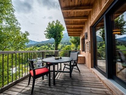Luxury camping - Terrasse - Camping Seiser Alm Dolomiten Lodges