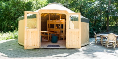 Luxury camping - Uhlenköper-Camp Jurten auf dem Uhlenköper-Camp Uelzen