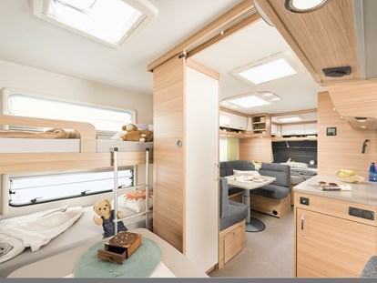 Luxuscamping - Kühlschrank - Ostsee - Wohnraum - Mobilheime direkt an der Ostsee Glamping Caravan