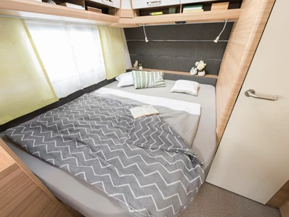 Luxuscamping - getrennte Schlafbereiche - Elternschlafzimmer - Mobilheime direkt an der Ostsee Glamping Caravan