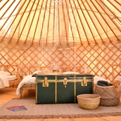 Luxuscamping: Camping Bellinzona: Mongolische Jurte am Camping Bellinzona