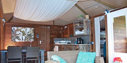 Luxuscamping - Kaffeemaschine - Niederlande - Camping De Kleine Wolf Woodys auf Camping De Kleine Wolf