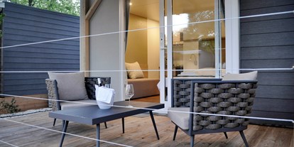 Luxuscamping - Istrien - Bed and breakfast mobile home - B&B Suite Mobileheime für 2 Personen mit eigenem Garten B&B Suite Mobileheime für 2 Personen mit eigenem Garten