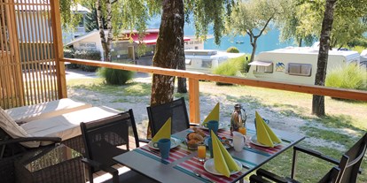 Luxuscamping - WC - Ossiachersee - Terrasse SeeLodge - Seecamping Hoffmann Seecamping Hoffmann - SeeLodges