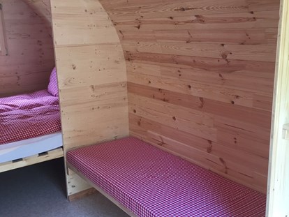 Luxury camping - Kühlschrank - Region Bodensee - Campingplatz Hegne Schlaf-Häusle auf dem Campingplatz Hegne