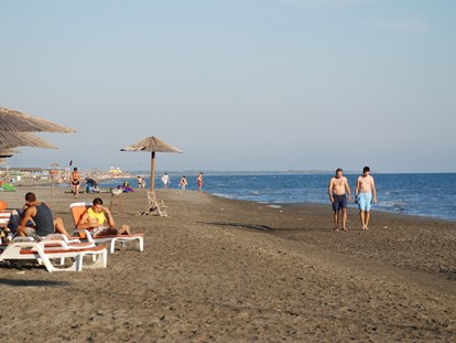 Luxury camping - Heizung - Montenegro federal state - Camping Safari Beach - Gebetsroither Luxusmobilheim von Gebetsroither am Camping Safari Beach
