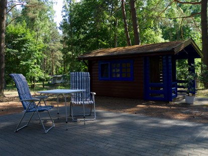 Luxury camping - Hunde erlaubt - Naturcampingpark Rehberge Radhütte Radieschen am Wurlsee - Naturcampingpark Rehberge