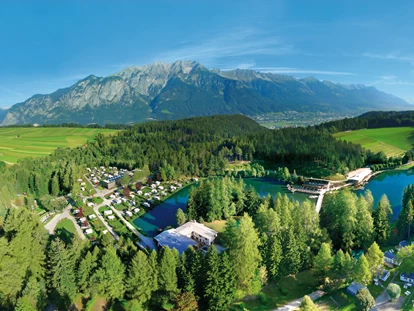 Luxury camping - Austria - Ferienparadies Natterer See - Nature Resort Natterer See Safari-Lodge-Zelt "Hippo" am Nature Resort Natterer See
