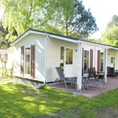 Luxuscamping: Außenansicht - Mobilheime (Chatel) 2 Personen am Camping- und Ferienpark Wulfener Hals