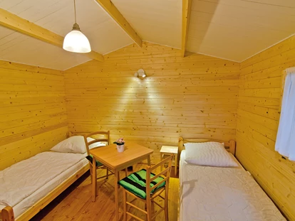 Luxuscamping - Gefrierschrank - Deutschland - Campingpl. NATURCAMP Pruchten Blockhütten