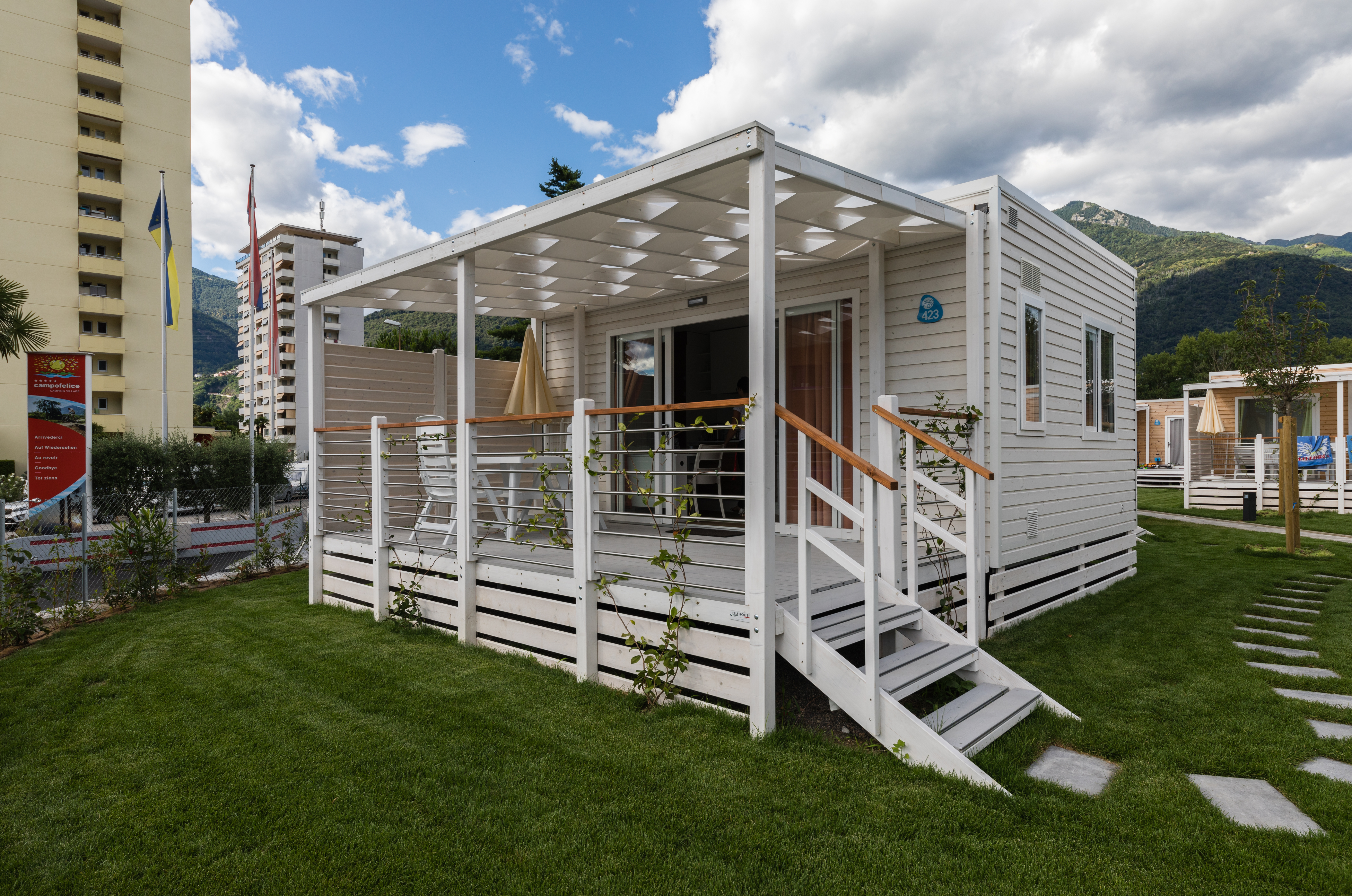 Luxuscamping: Campofelice Camping Village: River Lodge 2 auf Campofelice Camping Village 