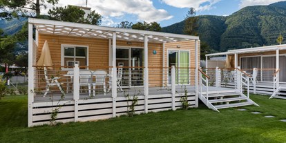 Luxuscamping - Art der Unterkunft: Lodgezelt - PLZ 6598 (Schweiz) - Campofelice Camping Village River Lodge Maxi auf Campofelice Camping Village