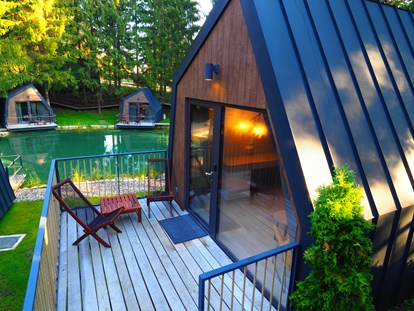 Luxury camping - Dusche - Rakovica, Plitvicka Jezera - Haus am See - Plitvice Holiday Resort Haus am See auf Plitvice Holiday Resort