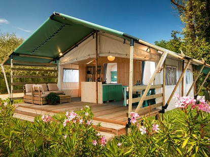 Luxury camping - Istria - Boutique Campingplatz Santa Marina - Meinmobilheim Premium Three Bedroom Glampingzelt auf dem Boutique Campingplatz Santa Marina