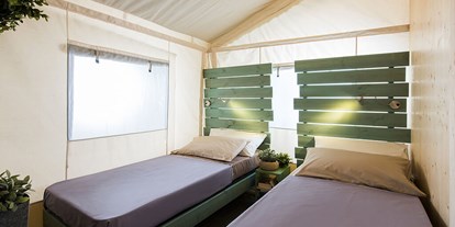 Luxuscamping - Istrien - Boutique Campingplatz Santa Marina - Meinmobilheim Premium Three Bedroom Glampingzelt auf dem Boutique Campingplatz Santa Marina