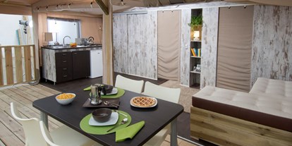 Luxuscamping - WC - Istrien - Boutique Campingplatz Santa Marina - Meinmobilheim Premium Two Bedroom Glamping Tent auf dem Boutique Campingplatz Santa Marina
