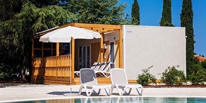 Luxuscamping - Istrien - Campingplatz Polari - Meinmobilheim Premium auf dem Campingplatz Polari