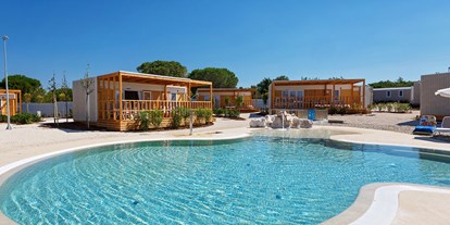 Luxuscamping - Istrien - Campingplatz Polari - Meinmobilheim Premium auf dem Campingplatz Polari