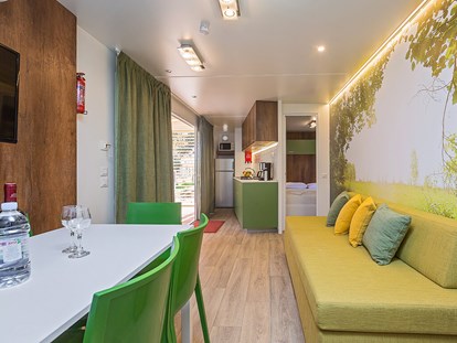 Luxuscamping - Klimaanlage - Rovinj - Campingplatz Veštar - Meinmobilheim Forest Escape Family auf dem Campingplatz Veštar